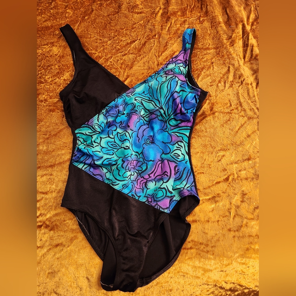 🩱Vintage Maillot Baltex Body I.D. 1980s One Piece Swimsuit